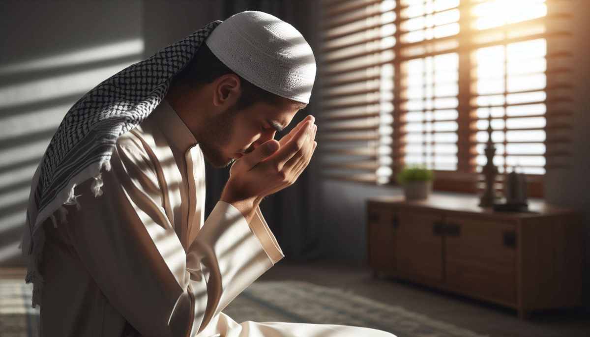 Muslim man Praying